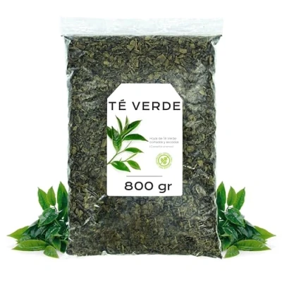 Imagen de Te Verde 800g Infusion para Adelgazar Granel Hojas Infusión de Hierbas (800 gr, Té Verde)