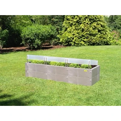 Imagen de JUWEL Timber 20823 Jardinera de Madera (Incluye Campanas térmicas, Sistema con Alto Aislamiento térmico, Dimensiones 190 x 60, extraíbles)