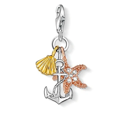 Imagen de Thomas Sabo Charm con Cierre para Mujer de Plata Ley 925/1000 Zirconia Cúbica