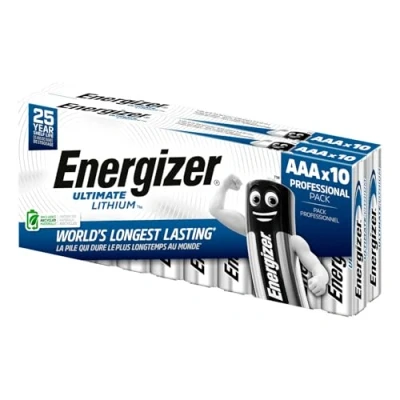 Imagen de Energizer Ultimate Lithium pilas AAA FR03 Micro de 1,5 V litio, máximo rendimiento y larga duración para dispositivos, linternas, juguetes cámaras 5 blísteres 4