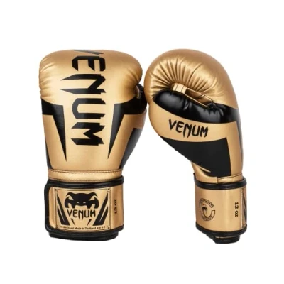 Imagen de Venum Guantes de Boxeo Unisex para Adultos, Color Dorado/Negro, 12 Oz