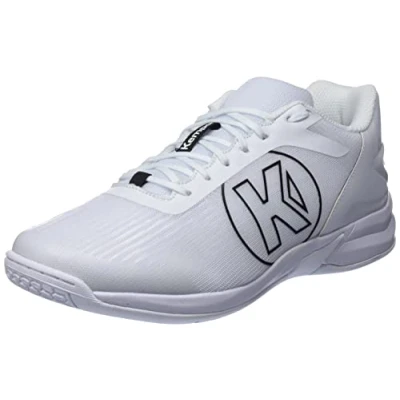 Imagen de KEMPA Attack Three 2.0, Zapatillas de Balonmano Hombre, Blanco, 36 EU