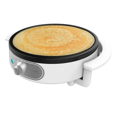 Imagen de Crepera Cecotec Fun Creepy, 1200 W, Revestimiento antiadherente, Indicador luminoso, Potencia regulable, Grey