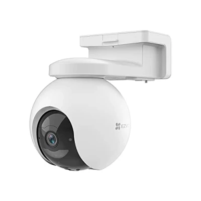 Imagen de Cámara de vigilancia IP Ezviz CS EB8, Resolución 2K, Función visión nocturna, 4G, Ranura para SIM, Batería 210 días, Blanco
