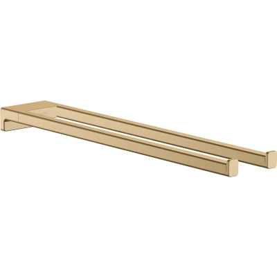 Imagen de hansgrohe AddStoris Toallero de baño doble, bronce cepillado, 41770140