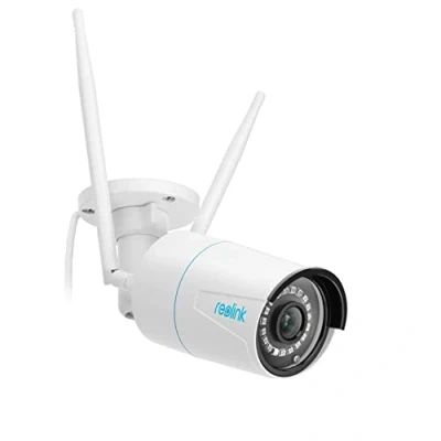 Imagen de Reolink 5MP Camara Vigilancia WiFi Exterior, 2.4/5GHz Cámara IP, Detección de Personas/Vehículos/Animales, IP67 Impermeable, Vision Nocturna, Ranura para Tarjeta Micro SD, Lapso Tiempo, RLC 510WA