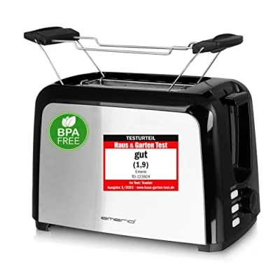 Imagen de EMERIO TO 123924 Tostadora calentador de pan Negro