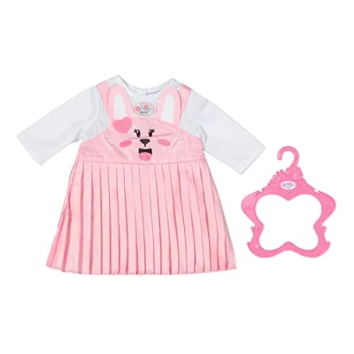 Imagen de Baby Born Vestido de Conejito para muñecas hasta 43 cm El Set Incluye un Traje con Top Manga Larga y Percha Edad: 3+ años