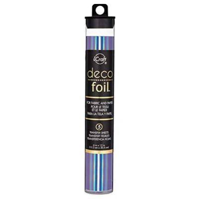 Imagen de Deco Foil Specialty Transfer Sheets 6&quot;X12&quot; 5/Pkg Prince Periwinkle