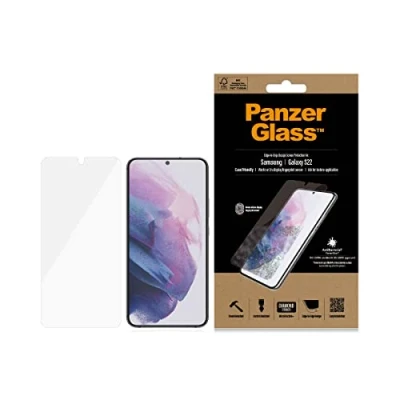 Imagen de PanzerGlass Cristal Templado Edge to Protector de Pantalla Samsung Galaxy S22