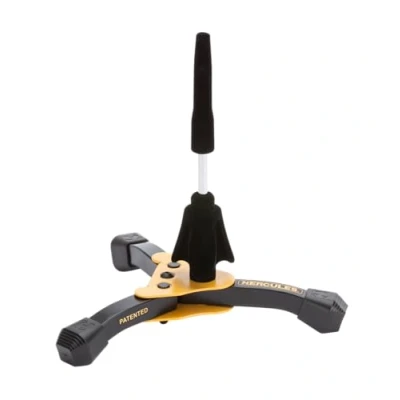 Imagen de Hercules DS640BB Soporte para instrumento de viento (para clarinete y flauta), color negro