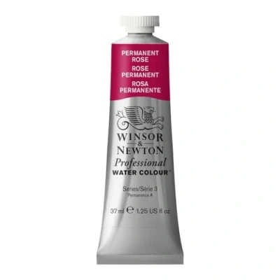 Imagen de Winsor &amp; Newton Acuarela Profesional Pintura de Acuarela, Alta Luminosidad, Resistente a la Luz, Calidad Archivo, Tubo 37 ML, Color Rosa Permanente