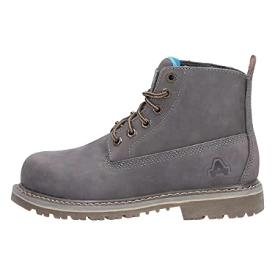 Imagen de Amblers Botas de Seguridad Cuero AS105 Mimi con Cordones para Mujer (38 EU) (Gris)