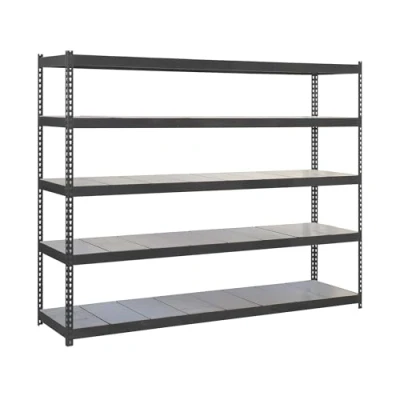Imagen de SimonRack Estantería Metálica Almacenaje, Sin Tornillos, 5 Baldas, Alta Capacidad Carga 400 kg, 2000x1500x450 mm, Taller Garaje Trastero, Antracita/Galvanizado