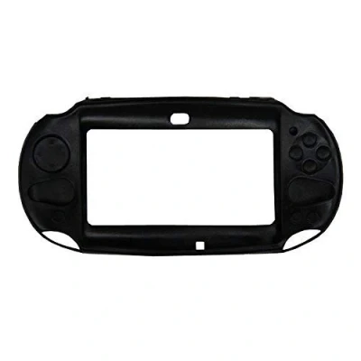 Imagen de OSTENT Funda protectora de silicona blanda piel compatible con Sony PS Vita PSV PCH 2000 Color negro