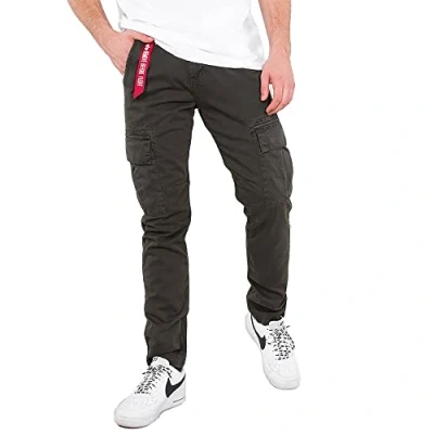 Imagen de Alpha Industries Agent Vaqueros boyfriend, Hombre, Talla: 34, Greyblack