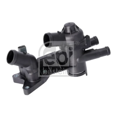 Imagen de FEBI BILSTEIN 180393 Caja del termostato con sensor de temperatura refrigerante junta anular VOLKSWAGEN: Polo V Hatchback, IV Hatchback