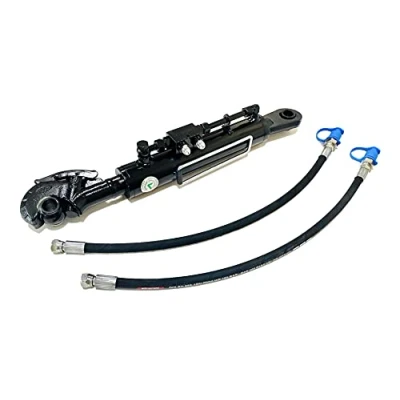Imagen de Tercer Punto Hidráulico Cat 2 (500 676 mm) con Engache Rápido, Bloque de Bloqueo y Mangueras