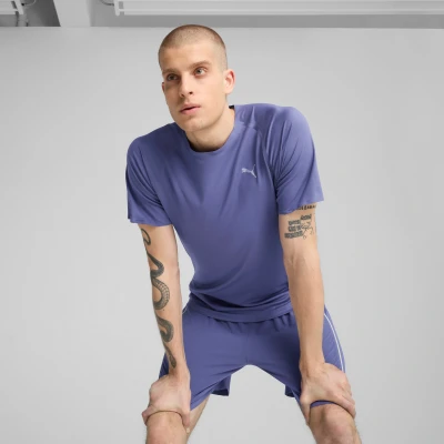 Imagen de Puma RUN TEE Camiseta deportiva, Hombre, Talla: Small, Blue crystal