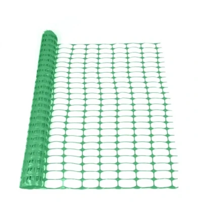 Imagen de KARAT Valla de seguridad verde Longitud: 30 metros Altura: 1 metro 100 g/m² grosor del material red advertencia, protección, seguridad, construcción