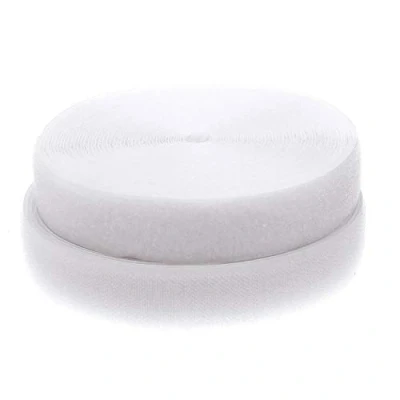 Imagen de TUKA 12m x 50mm Hook y Loop Bandas para coser, no autoadhesivas, 50 mm de ancho, Gancho bucle cinta, vuelta sin adhesivo, Cinta Bucle, blanco, TKB5034 white