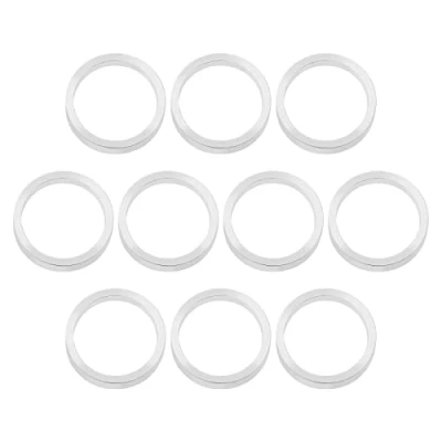 Imagen de Be In Your Mind 10 Piezas Arandelas Espaciadoras Pernos Plato Bicicleta Aleación Aluminio Doble Anillo A Junta única para Auriculares Rueda Dentada 2mm Espesor 10mm Diámetro Interior