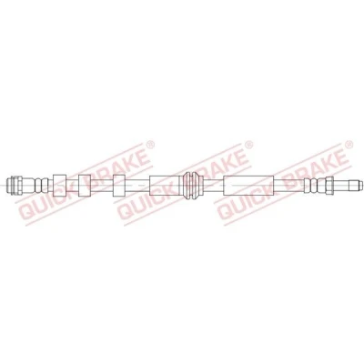 Imagen de QUICK BRAKE 32.822 Latiguillos de Freno 411 M10x1