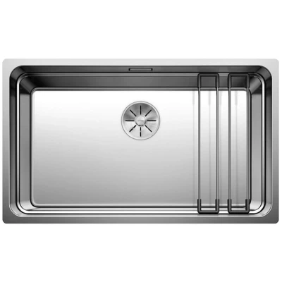 Imagen de Blanco 524272 Fregadero de cocina acero inoxidable, 80 cm Unterschrank