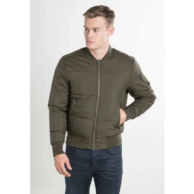 Imagen de Urban Classics Basic Quilt Bomber Jacket Chaquetas bomber, Hombre, Talla: Large, Olive