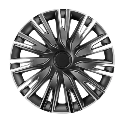 Imagen de AutoStyle Juego PP 5564CB Tapacubos 14Pulgada cromo/negro