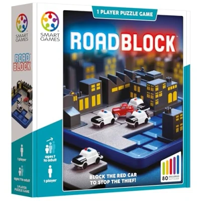 Imagen de Smart Games Roadblock, Puzzle Game with 80 Challenges, 7+ Years