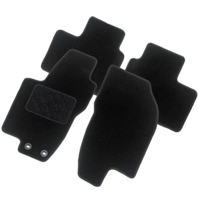 Imagen de AutoStyle TM FO537 Juego de alfombrillas suelo textil delante y detrás 4 negro FORD: MONDEO Stufenheck,