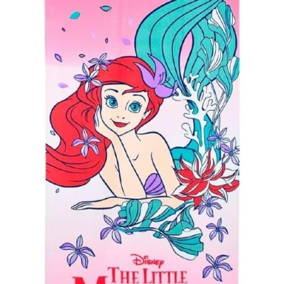 Imagen de SUN CITY Toalla Playa Piscina Microfibra Ariel La Sirenita Disney 70 x 140 cm