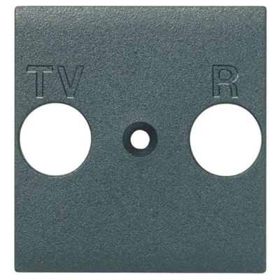 Imagen de Tapa TV R Bticino L4204 LivingLight2 modulos Antracita