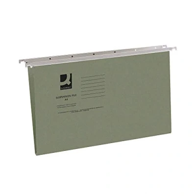 Imagen de Q Connect Suspension File Paquete de 50 carpetas colgantes, gris