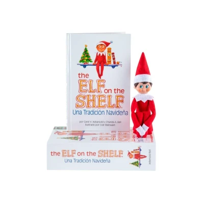 Imagen de Cuento y Muñeco Elfo Explorador Niño The Elf On Shelf