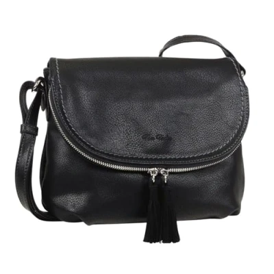 Imagen de TOM TAILOR lari, Bolso Bandolera para Mujer, Negro, 26,5 x 5 21