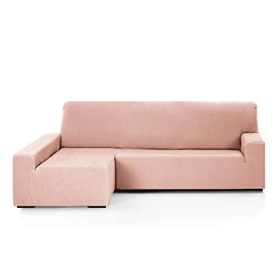 Imagen de Martina Home Funda Chaise Longue Elástica EMILIA Brazo izquierdo largo Salmón