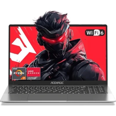 Imagen de ACEMAGIC Ordenador Portátil Gaming AMD Ryzen 7 5700U(Batería i7 1265U),Tastiera Retroilluminata,RAM 16GB NVME SSD 512GB,Gráficos Radeon RX Vega 8