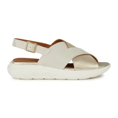 Imagen de Geox D Spherica Sandalias con plataforma, Mujer, Talla: 40, light sand gold Zapatos