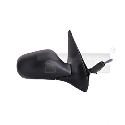 Imagen de Espejo retrovisor Tyc 328 0009 derecha negro Ajuste por cable, convexo RENAULT: CLIO 2