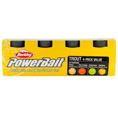 Imagen de Berkley PowerBait Surtido de Cebo para Trucha, 50 g, Anzuelo Pesca, Masa, Spinfishing, Unisex,