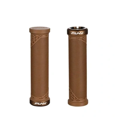 Imagen de Funn Hilt JR Puños de Manillar para Bicicleta Montaña con Abrazadera Bloqueo Único, un Diámetro Interior 19 mm (Marrón)