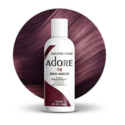Imagen de Adore Shining Tinte semipermanente para el cabello, color ámbar rico 78