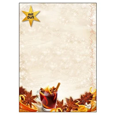 Imagen de SIGEL DP139 papelería con clásico motivo de bebida clásica Navidad, 90g, 25 hojas