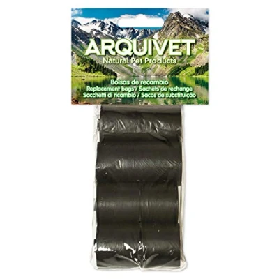 Imagen de Arquivet bolsas de recambio excrementos perros 4 rollos x 20