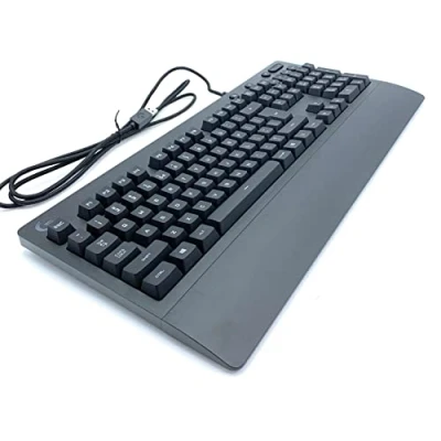 Imagen de Logitech G213 Prodigy Teclado Gaming, Retroiluminación RGB LIGHTSYNC, Resistente a Salpicaduras, Personalizable, Controles Multimedia, Disposición QWERTY Internacional US, Negro