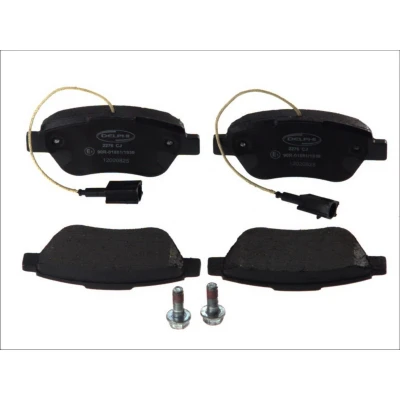 Imagen de DELPHI LP2276 Juego de pastillas freno con contacto avisador desgaste Chapa antichirridos accesorios FIAT: 500 Hatchback