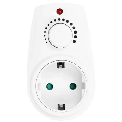 Imagen de ORNO AE 13114(GS) Controlador de Potencia Regulador Luz con Enchufe Adicional Máx.280 W (Tipo Schuko)