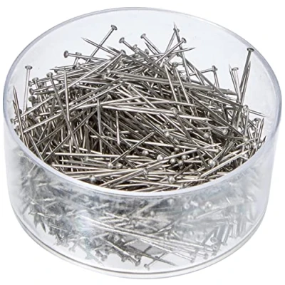 Imagen de Glorex Alfileres de 500 Unidades, 3 cm Largo, Ideal para Coser y Pegar Tela, Desconocido, Mehrfarbig